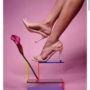 Deltan | Tinsley Vinyl peep heels